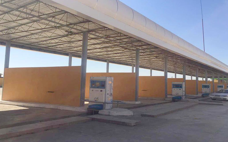Uzbekistanзбәкстандагы CNG ягулык салу станциясе