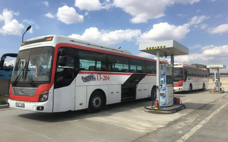 L-CNG Refueling Station ku Mongolia