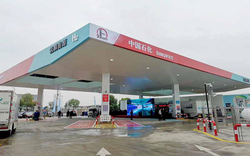 Sinopec Anzhi ndi Xishanghai Hydrogen Refueling Stations ku Shanghai1