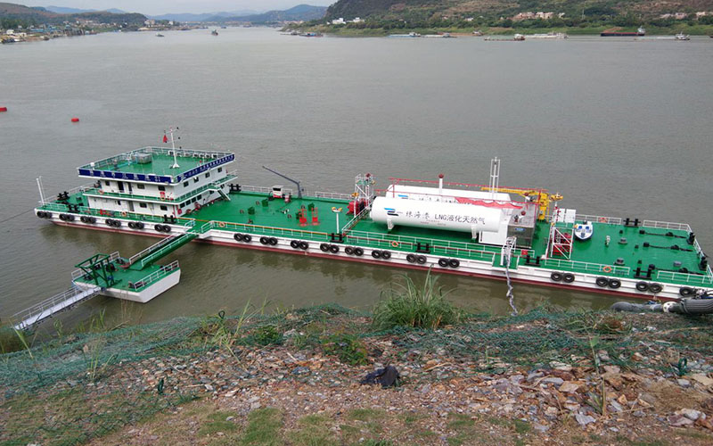 Zhugang Xijiang Energy 01 Seteishene sa ho Refueling sa mofuta oa Barge